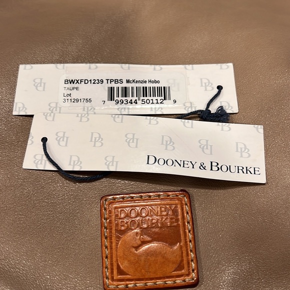 Bundle of Dooney & Bourke McKenzie Hobo with wallet. color: Taupe - Picture 5 of 17
